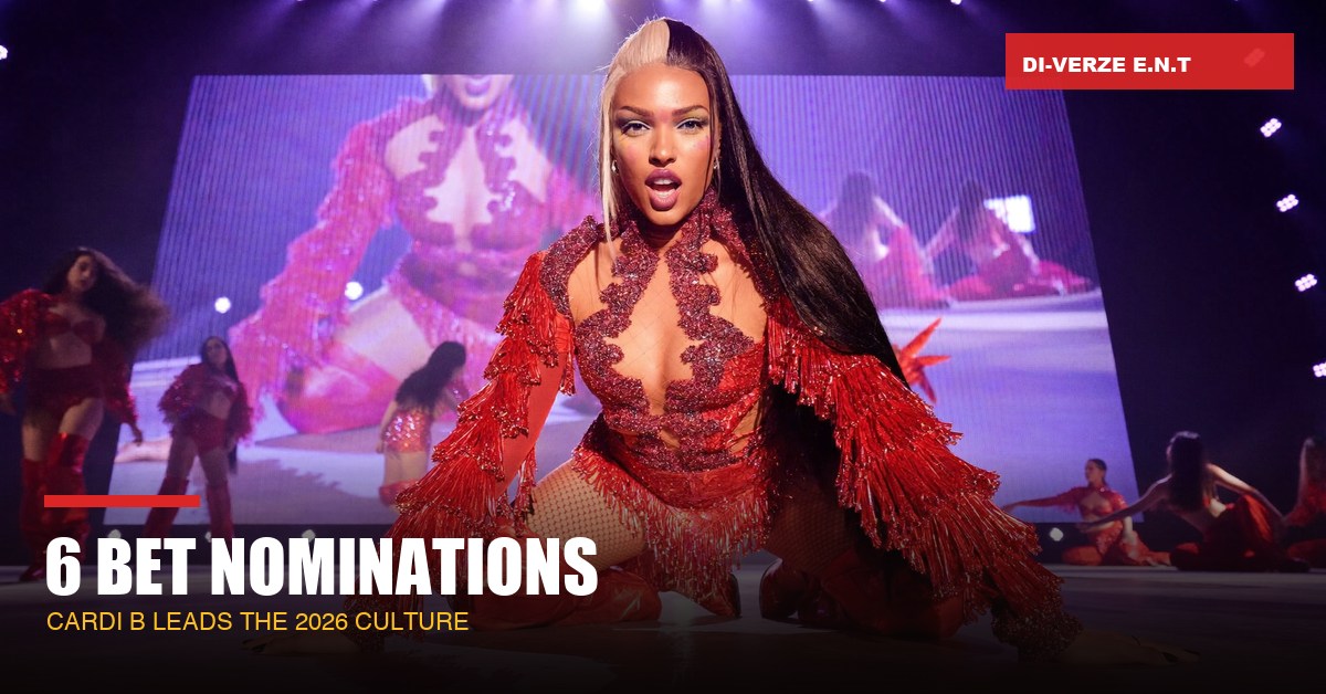 Cardi B on stage at the 2026 BET Awards