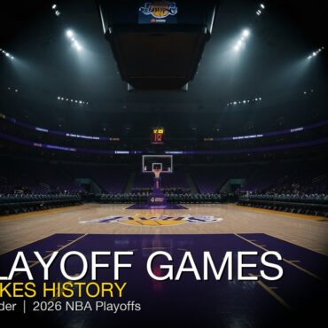 LeBron James 300 playoff games Los Angeles Lakers vs Thunder 2026 NBA Playoffs - Di-VerZe E.N.T