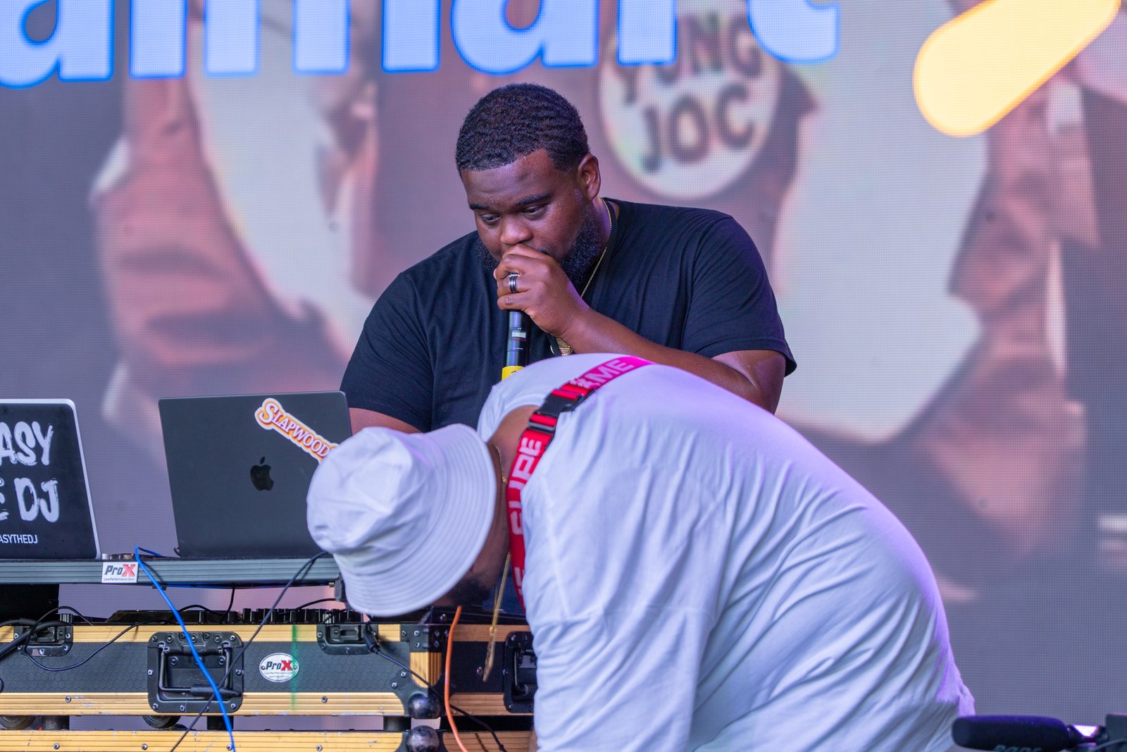 B-Easy The DJ on the Walmart-sponsored Southside Day 2026 stage in South Fulton - photo by Di-VerZe E.N.T