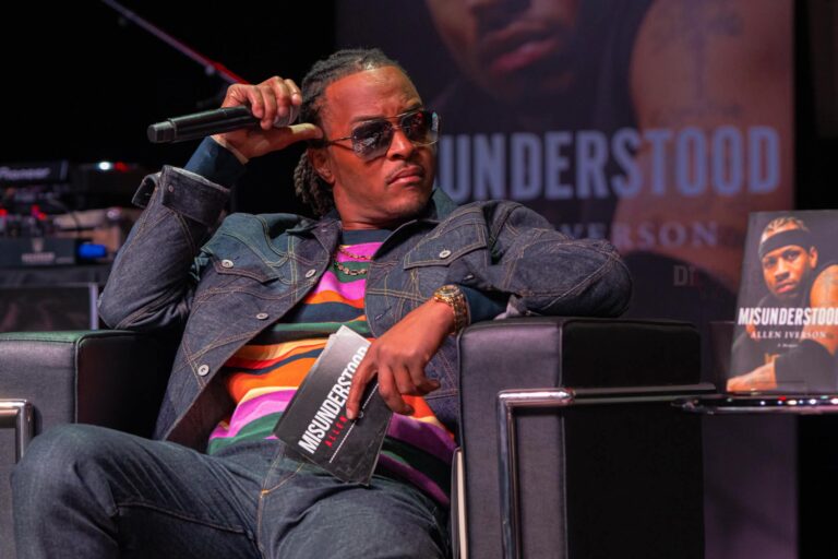 T.I. hosting the Allen Iverson Misunderstood book signing — event photography by Rijoun Murphy (DJ Ray) of Di-VerZe E.N.T
