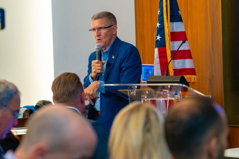 General Michael Flynn speaking at The Role of Independent Media in International Affairs (GOLDIIS) event in Washington DC, photographed by Rijoun Murphy (DJ Ray) of Di-VerZe E.N.T (01)