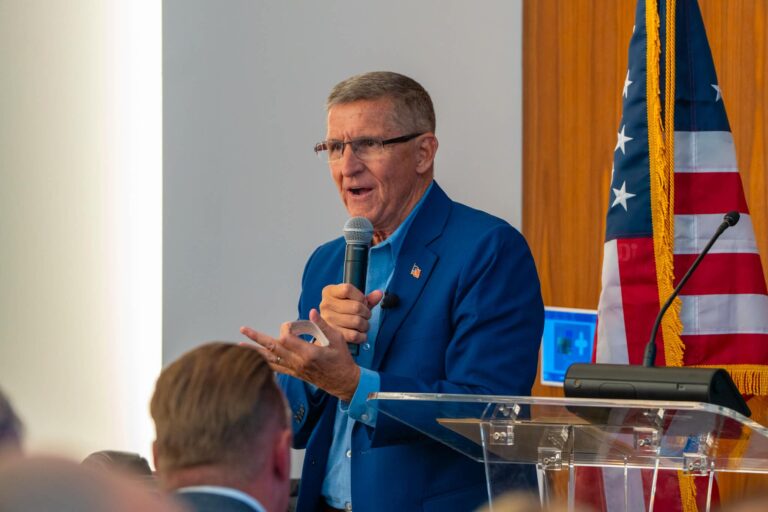 General Michael Flynn speaking at The Role of Independent Media in International Affairs (GOLDIIS) event in Washington DC, photographed by Rijoun Murphy (DJ Ray) of Di-VerZe E.N.T (05)