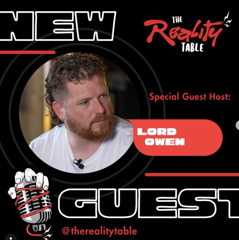 The Reality Table Season 4 special guest host Lord Owen — show photography and videography by Rijoun Murphy (DJ Ray) of Di-VerZe E.N.T